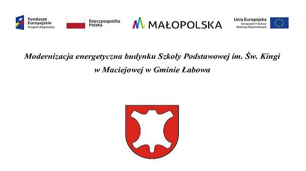 Modernizacja energetyczna budynku Szkoły Podstawowej im. Św. Kingi w Maciejowej w Gminie Łabowa - Link otwierany w nowym oknie Modernizacja energetyczna budynku Szkoły Podstawowej im. Św. Kingi w Maciejowej w Gminie Łabowa